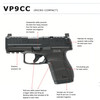 H&K VP9CC 9mm Pistol w/Vortex CCW