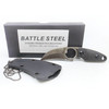 BattleSteel Eagle Claw Knife,  2" Fixed Blade, Ring Handle w/ Kydex Sheath & Necklace, Open Box