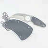BattleSteel Eagle Claw Knife,  2" Fixed Blade, Ring Handle w/ Kydex Sheath & Necklace, Open Box