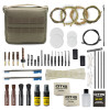 Developed for the solider and designed to service a team, this weapons maintenance kit properly cleans 5.56mm & 7.62mm rifles and 9mm & .45 cal pistols, featuring Ripcord®, solid rods, Breech-to-Muzzle®.