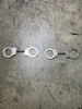 Smith & Wesson Model 100 Chain Handcuffs, Nickel, Open Box