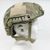 FAST High Cut Tactical Ballistic Helmet, NIJ Level IIIA, MultiCam Camo with ARC Side Rails, NVG Shroud & Adjustable Chin Strap, Open Box