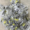 Lot of 110 pcs, 3M E-A-R Skull Screws Corded Foam Earplugs, Yellow, New/Old Stock