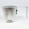 US Military Surplus Aluminum Canteen Cup with Folding Handle, New/Old Stock