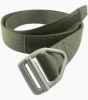 Bison Designs Last Chance Light Duty Belt – 38mm Olive Nylon Tactical Web Belt with Aluminum V-Ring Buckle, New/Old Stock