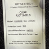 BattleSteel® 24x36 Tactical Polycarbonate Riot Shield, Open Box