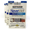 Rust-Oleum NeverWet Multi-Surface Spray, 18 oz – Clear Waterproofing & Rust-Stop Treatment, 3 Pack, New/Old Stock