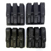 Safariland Model 777 Glock 17/22 Triple Magazine Pouch, Basketweave Leather, Police Trade