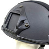 Ballistic FAST-Style Helmet, NIJ IIIA, Side Rails + Shroud, Open Box / Damaged Dial