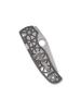 Spyderco C266ALP Edgerati Plain Edge Gray Aluminum Knife