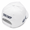 Trump Make America Great Again Hat 45-47, Snapback, White/Blue