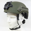 Tactical Level IIIA Ballistic Combat Helmet, ACH/MICH High-Cut Style, OD Green, ARC Side Rails & NVG Shroud Mount, Police Trade