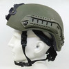 Tactical Level IIIA Ballistic Combat Helmet, ACH/MICH High-Cut Style, OD Green, ARC Side Rails & NVG Shroud Mount, Police Trade