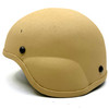 3M Ceradyne NIJ Level IIIA Ballistic ACH/MICH Combat Helmet, Desert Tan, Size XL, Never Issued Police Trade