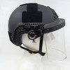 NIJ IIIA FAST-Style Ballistic Helmet w/ Riot Face Shield, Police Demo