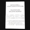 Battle Steel Level III 11" x 14" Ballistic Blanket Panel, New/Old Stock