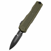 Glock GLO79315 G19K OTF Automatic Knife 3.5" Drop Point Double Plain Edge OD Green