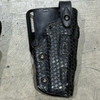 Safariland 6076 Duty Holster, Glock 20/21 Basketweave, Black Right Hand, Police Trade