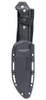 Ka-Bar Becker Dark Stonewash Magnacut Campanion 5.38" Fixed Blade Black Knife