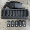 Panasonic WV-BWC40C8 Law Enforcement 8-Bay Multi-Battery Charger, w/ 5 Spare Batteries, Police Trade