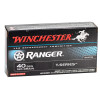 Winchester Ranger T-Series .40 S&W 165 Grain Jacketed Hollow Point - 500 Round Case