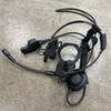 Motorola RMN5049A Temple Transducer Headsets w/ PTT, Police Trade