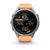 Garmin Fēnix 9 Pro Titanium with Shell Pink/Autumn Orange 43mm InReach Smartwatch
