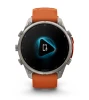 Garmin Fēnix 9 Pro Titanium with Autumn Orange/Spark Orange 47mm InReach Smartwatch