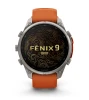 Garmin Fēnix 9 Pro Titanium with Autumn Orange/Spark Orange 47mm InReach Smartwatch