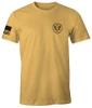 Howitzer Til Valhalla Mustard Tee Shirt