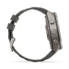 Garmin Fēnix 9 Pro Solar Titanium with Pebble Gray/Silver Gray 47mm InReach Smartwatch