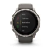 Garmin Fēnix 9 Pro Solar Titanium with Pebble Gray/Silver Gray 47mm InReach Smartwatch