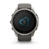 Garmin Fēnix 9 Pro Solar Titanium with Pebble Gray/Silver Gray 51mm InReach Smartwatch