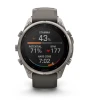 Garmin Fēnix 9 Pro Solar Titanium with Pebble Gray/Silver Gray 51mm InReach Smartwatch