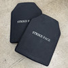 Law Enforcement 11x14 Hard Armor Plate Set (2 pcs), Strike Face Marked, Police Trade