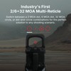 Osight XR Enclosed Ruggedized Miniature Footprint Rechargeable Multi-Reticle Red Dot Reflex Sight w/Backup Rear Sight
