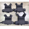 Protech Black Tactical Plate Carrier, Adjustable MOLLE Vest, Plates & Soft Armor Not Included, Police Trade