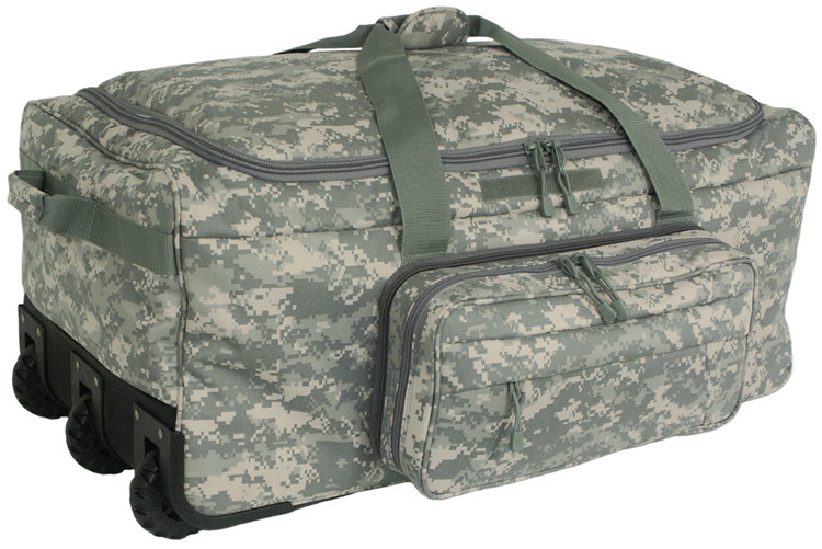 Code Alpha Army Digital Camo Deployment/Container Bag w/ Tri-Wheel