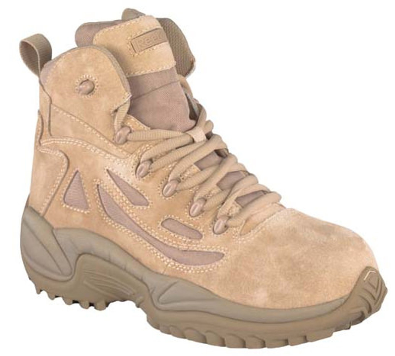 tan composite toe boots