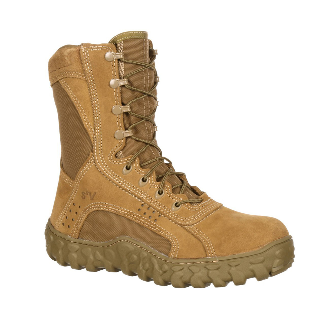 coyote tan steel toe boots