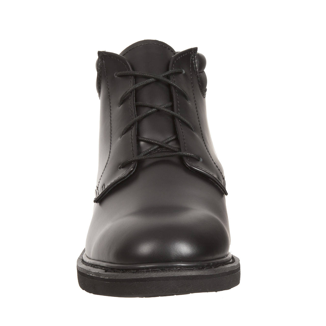 Rocky 501-8 Polishable Dress Leather Chukka Shoes BLACK