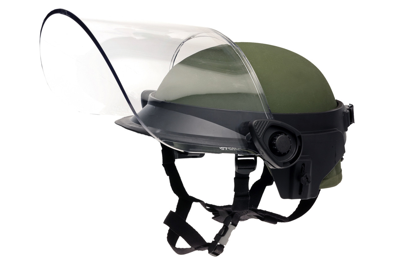 Paulson DK6-X.250AF Riot Face Shield - Anti-Fog & Hard Coated