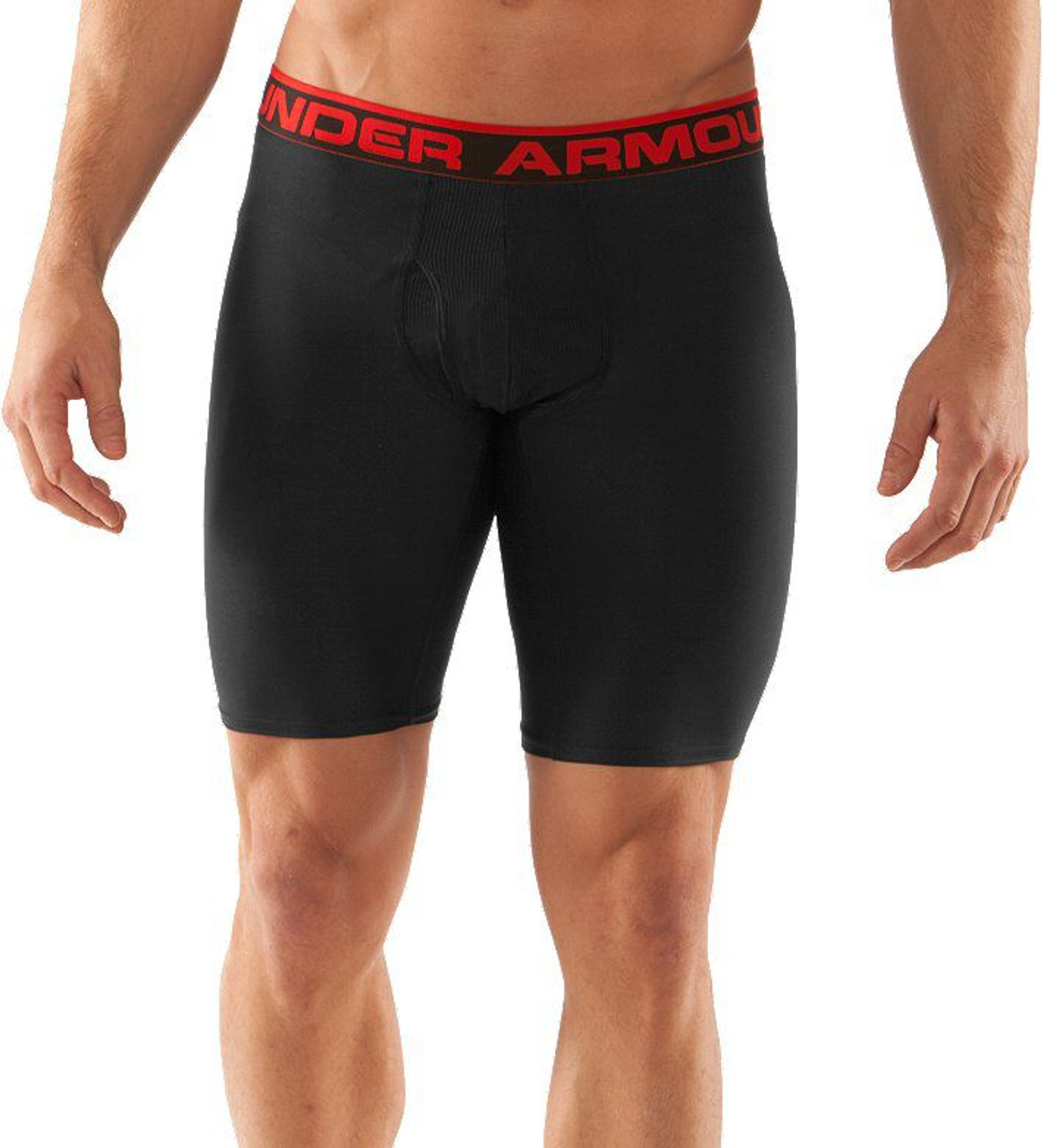 Under Armour Men's 6 Inseam Boxer Jock Briefs Underwear Small Black NEW IN  BOX