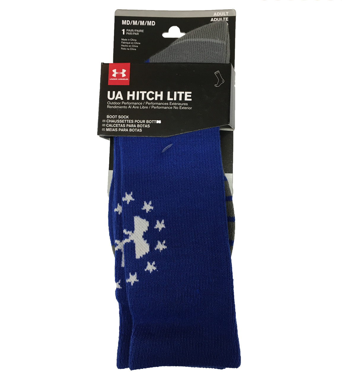 light blue under armour socks