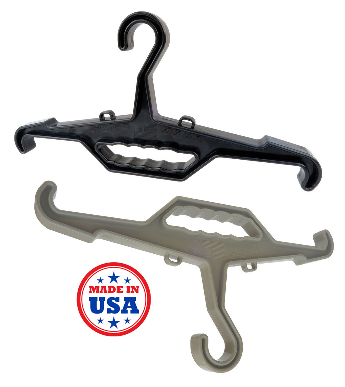 Tactical Hanger by HICE | Original Heavy Duty Standard Hanger | 200 lb Load  Capacity | Durable High Impact Resin | for Body Armor, Tactical, Police