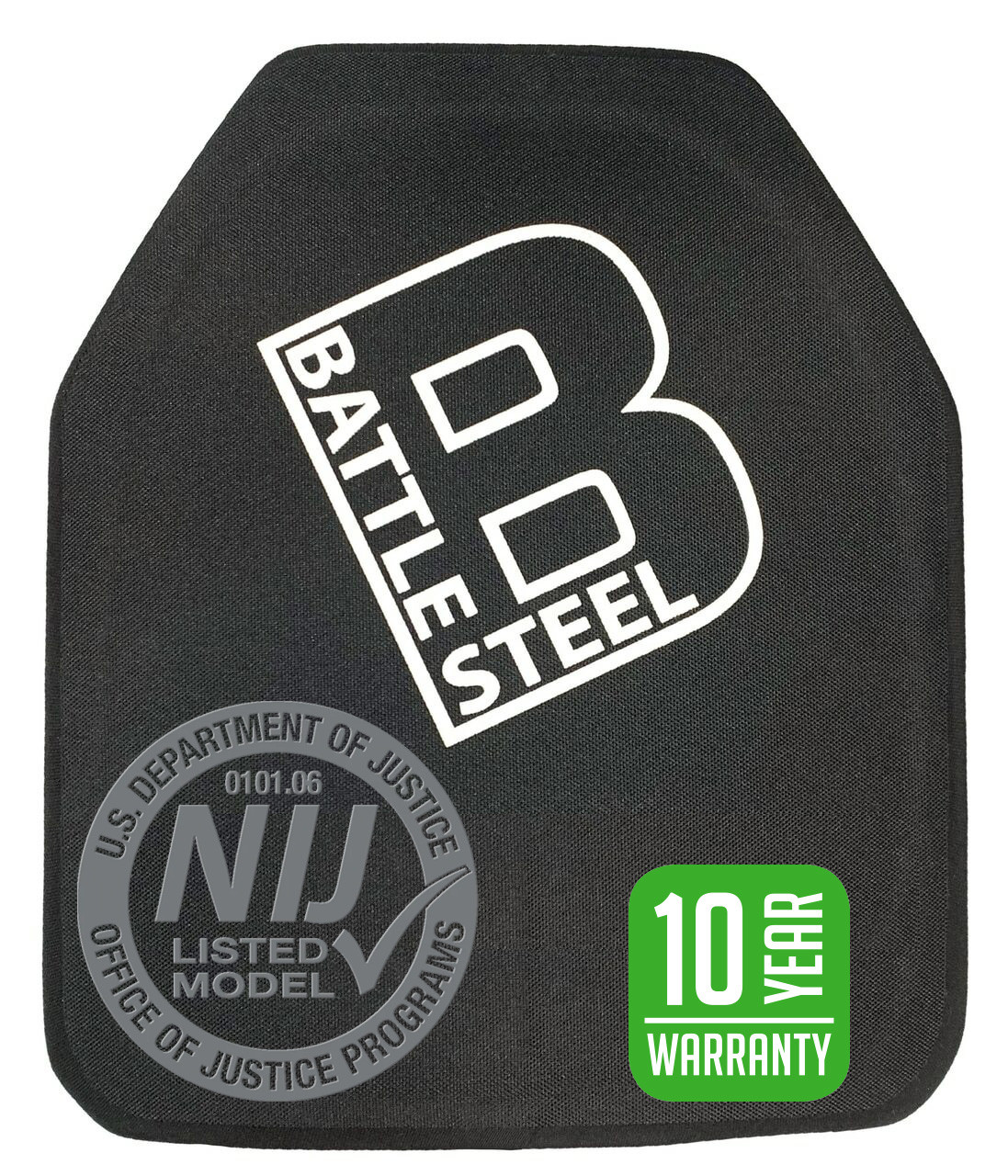 NIJ III レベル３ 防弾プレート Lサイズ PE製 ２枚 Newtech NIJ III レベル3 防弾プレート Lサイズ PE製 2枚 Newtech NIJ