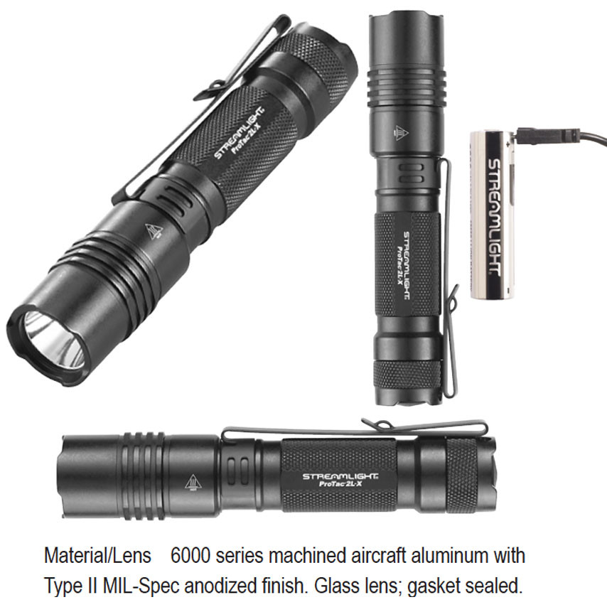 Streamlight 88083 ProTac 2L-X USB Rechargeable Programmable