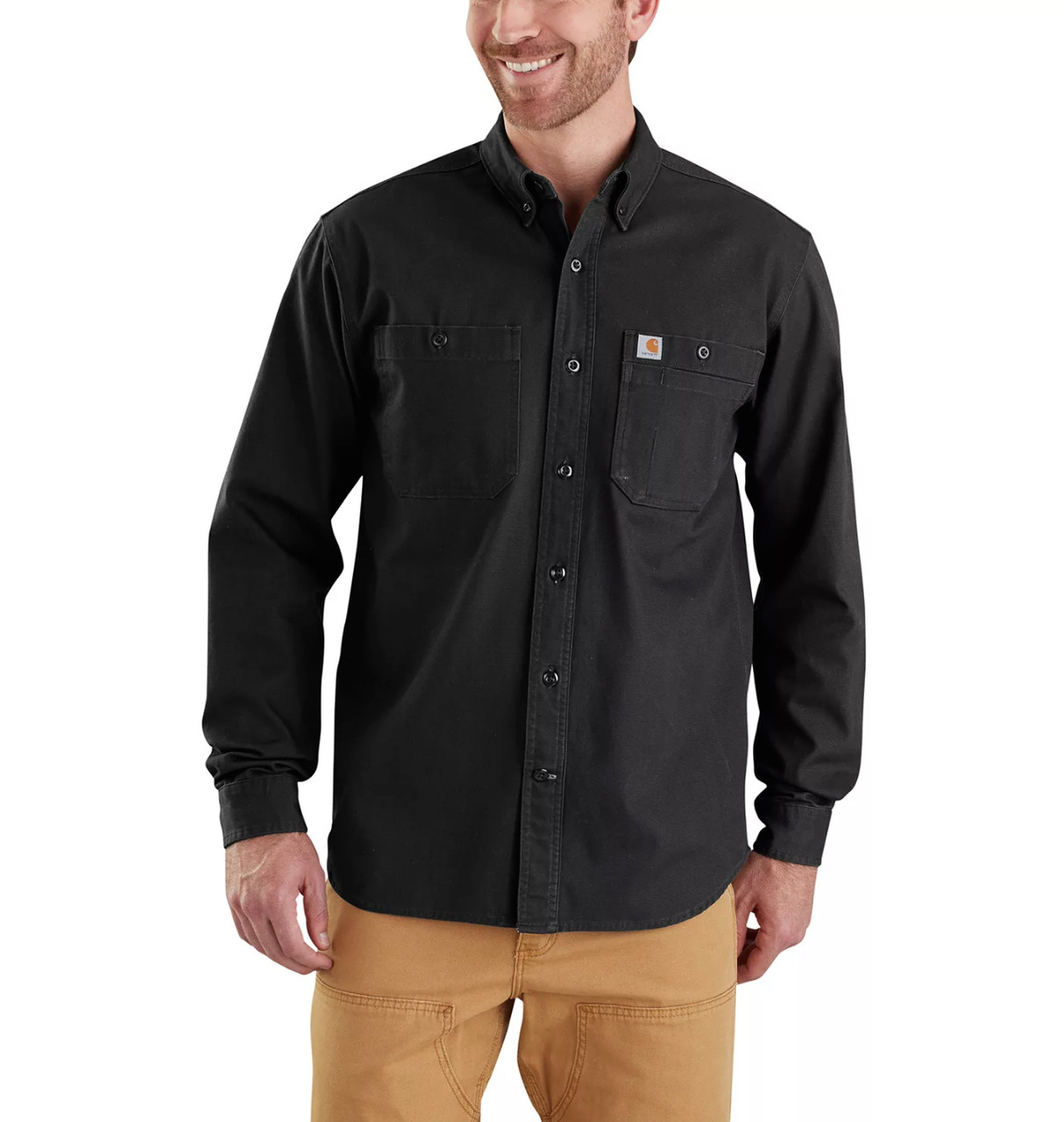 Carhartt Men's Rugged Flex Rigby Long Sleeve Work Shirts - Use Coupon ...
