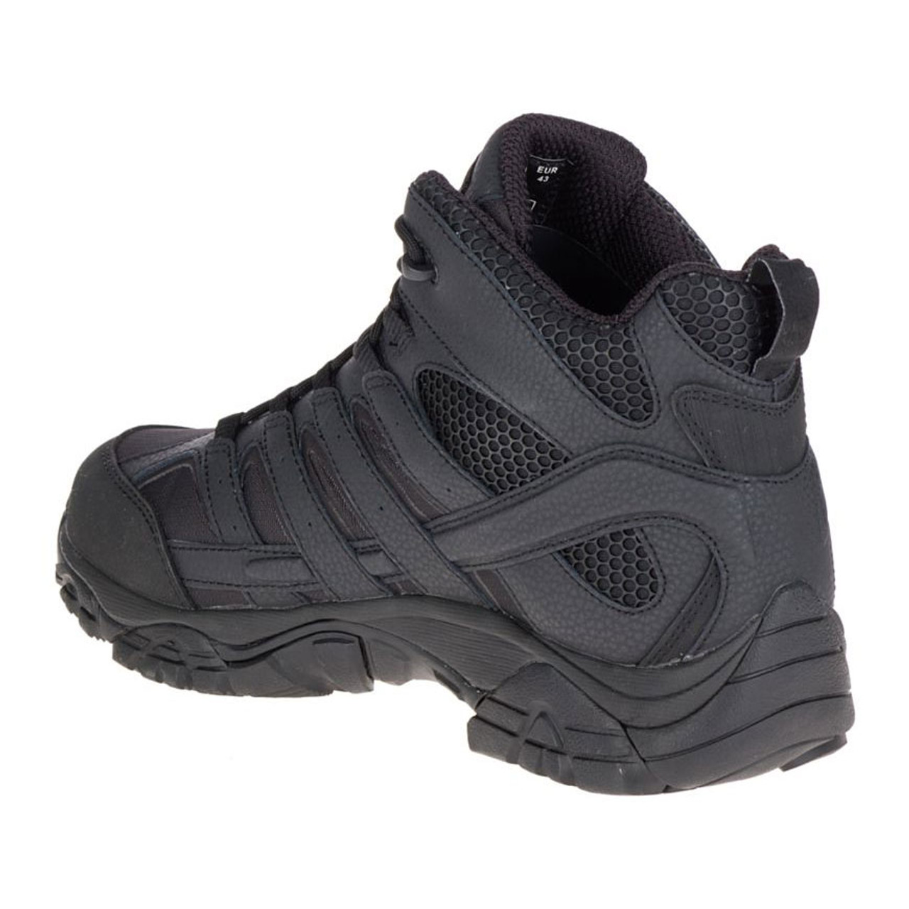 Merrel J15853 Men's Moab 2 Mid Tactical Waterproof Black