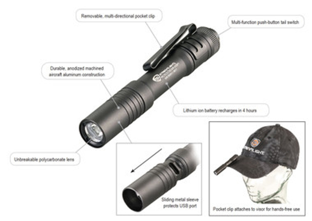 Streamlight X Fieldcraft Survival MicroStream USB Pocket Light